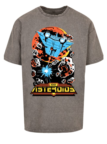 F4NT4STIC Oversize T-Shirt Asteroids Vintage Atari Retro Gaming in Asphalt