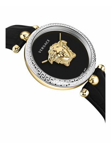 Versace Analoguhr für Damen in Schwarz