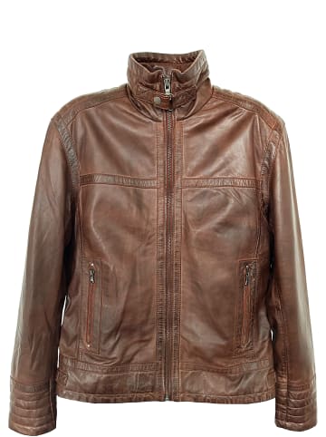 CBL Herren Lederjacke  in cognac braun