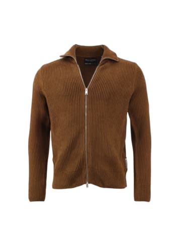 Marc O'Polo Marc O Polo Cardigan with zip in Brown reid