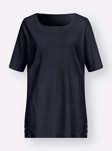 Sieh an! Kurzarm-Shirt in marine