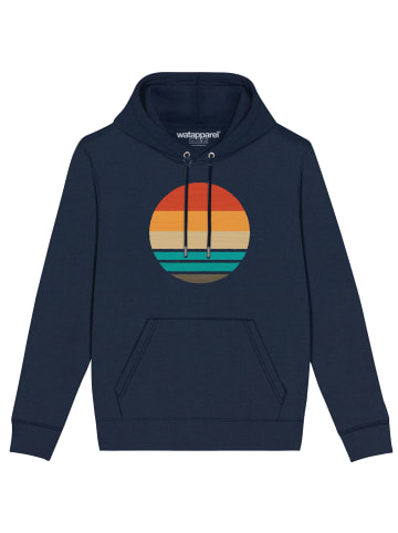 wat? Apparel Sweatshirt Retro sunset ocean in Dunkelblau