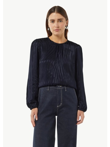 comma Bluse in 5839_tiefblau