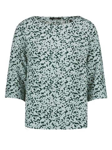 Zero  Blusenshirt. mit Print. in Dark Green/Blue