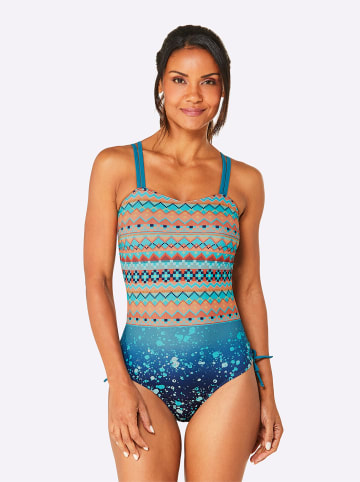 WITT WEIDEN Badeanzug in topas-papaya-bedruckt