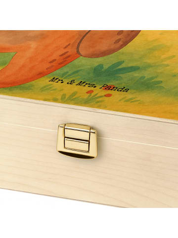 Mr. & Mrs. Panda Tee Box Bär Schultüte Design mit Spruch in Weiß