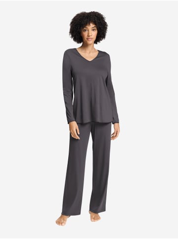 Hanro Pyjama Cotton Silk in boulevard