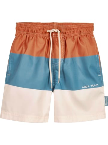 Playshoes Beach-Short Color Block in ocker