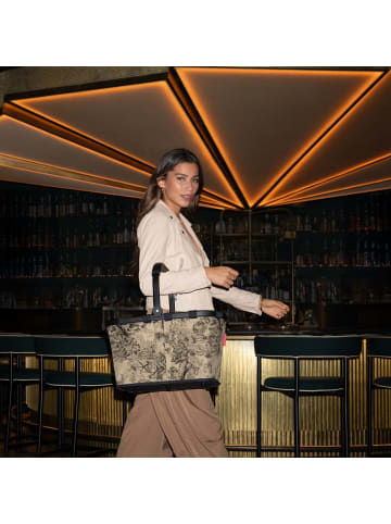 Reisenthel Carrybag - Einkaufskorb (cord dark matcha) in jaquard brown