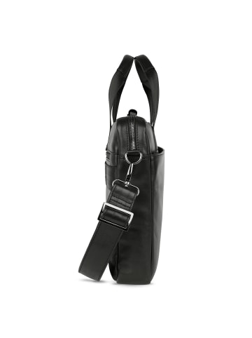Bugatti Romeo Aktentasche Leder 36 cm Laptopfach schwarz