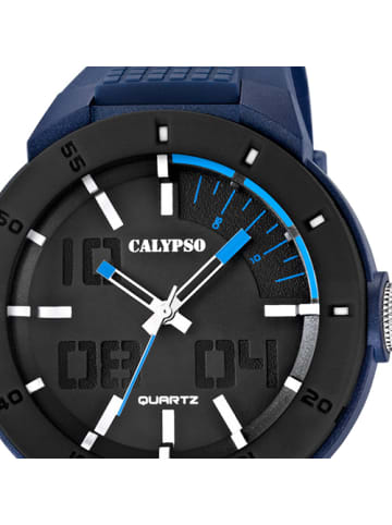 Calypso Analog-Armbanduhr Calypso Analogico blau extra groß (ca. 48mm)