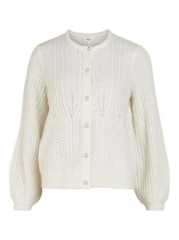 Object Strickjacke in Cloud Dancer