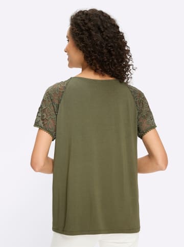 Heine Kurzarmshirt in khaki