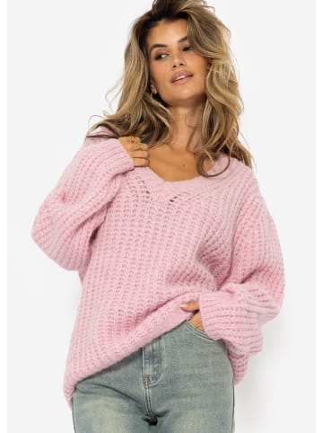 SASSYCLASSY Oversize Pullover in Rosa