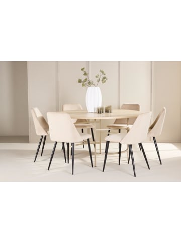 ebuy24 Essgruppe Copenhagen Whitewash 140 x 140 cm