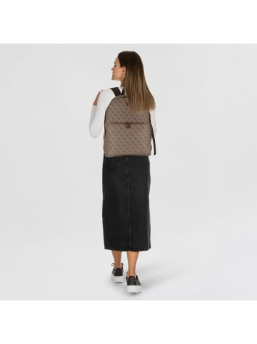 Guess Milano Daypack 42 cm Laptopfach in beige-brown-blue