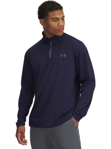 Under Armour Longsleeve "Matchplay 1/4 Zip" in Blau