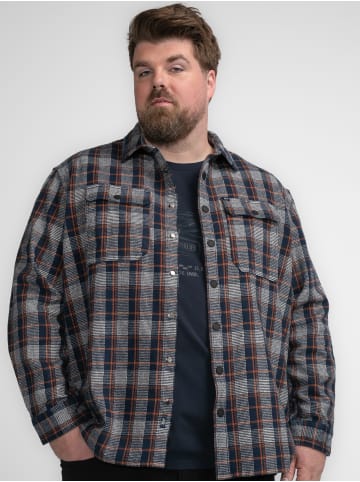 Petrol Industries Karierte Hemd Plus Size Southeast in Blau