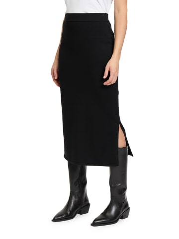Betty Barclay Strickrock mit Seitenschlitzen in Schwarz