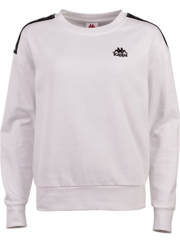 Kappa Pullover "Sweatshirt" in Weiß