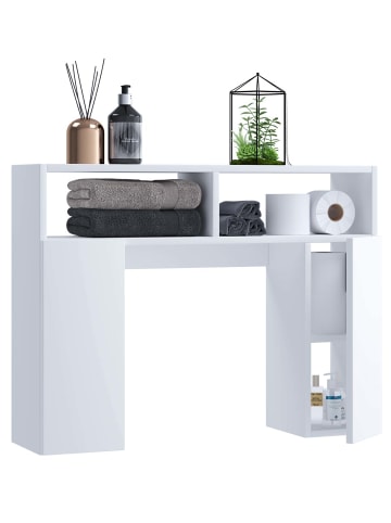 ebuy24 Badschrank Tinoli Weiß 76 x 20 cm