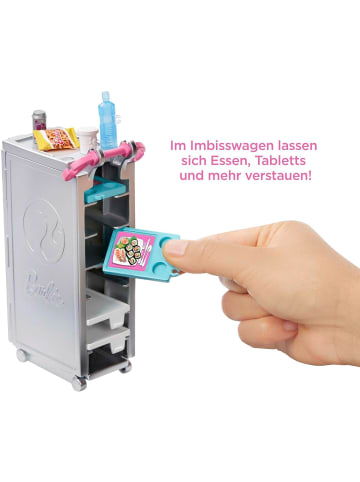 Mattel Barbie Flugzeug mit Pilotin Puppe mit beweglichen Rädern GJB33