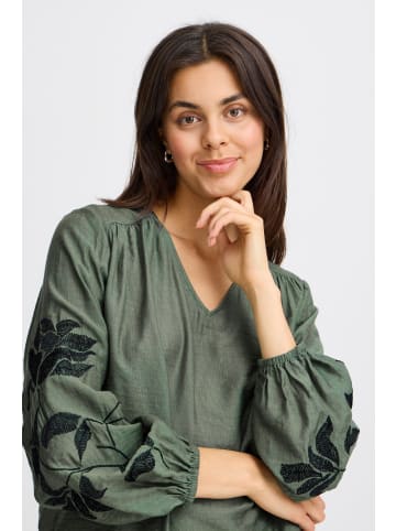 Fransa Langarm-Bluse FRHARBO Regular fit in Laurel Wreath AOP MA24 02G