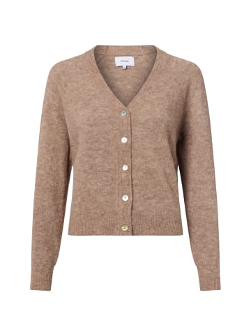NÜMPH Strickjacke Nuriette in taupe - 0005