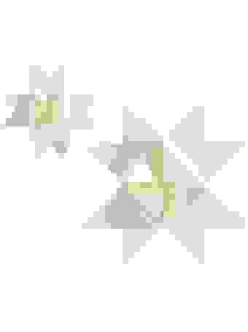 Rico Design Nonbook - Fröbelsterne mit Recyclingpapier, Elfenbein FSC MIX