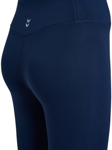 Hummel Leggings "Yoga Wrap High Waist W Tights" in Blau
