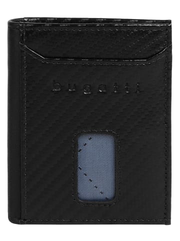 Bugatti Geldbörse SECURE SLIM echt Leder in schwarz