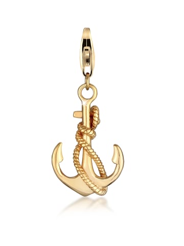 Nenalina Charm 925 Sterling Silber Anker in Gold