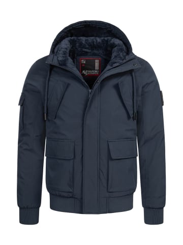 Alessandro Salvarini Winterjacke AS-432 in Navy