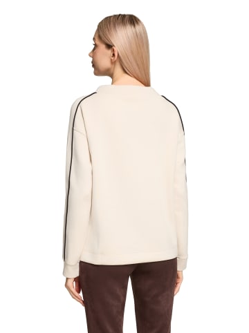Betty Barclay Sweatshirt mit Stehkragen in Weiß/Schwarz