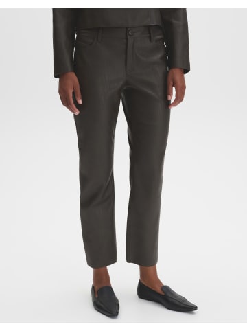 someday. Carile Texture City Pants in Lederoptik in Taupewood
