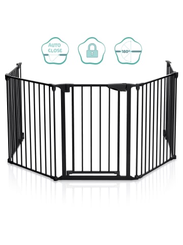 fillikid Absperrgitter 5-teilig in Schwarz