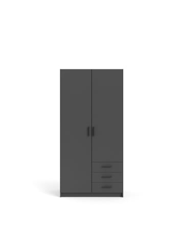 ebuy24 Kleiderschrank Spell Grau 99 x 50 cm