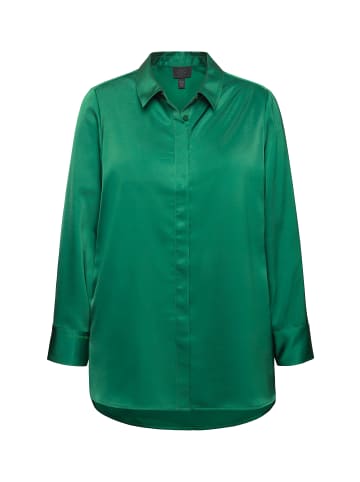 Ulla Popken Hemdbluse in smaragdgrün