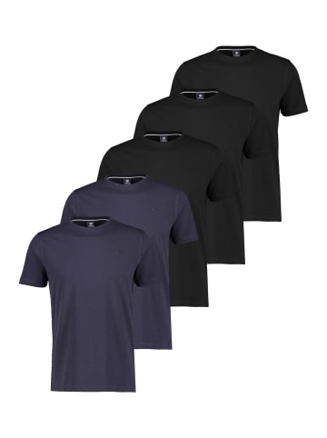 Lerros T-Shirt Basic in Schwarz / dunkelblau