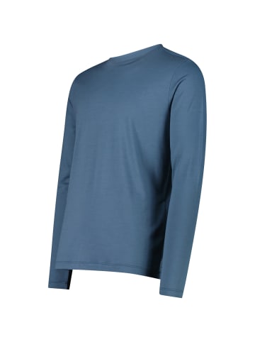 Campagnolo Langarmshirt MAN T-SHIRT in Rauchblau3494