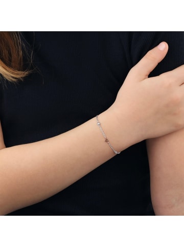 Tom Tailor Armband Silber 925, rhodiniert+rosévergoldet in silber