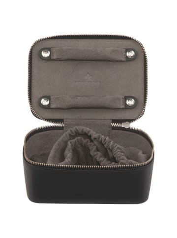 Windrose Nappa - Schmucketui 14 cm (black) in schwarz