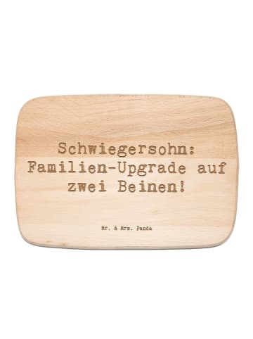Mr. & Mrs. Panda Holzbrettchen Spruch Schwiegersohn Upgrade mit ... in Transparent
