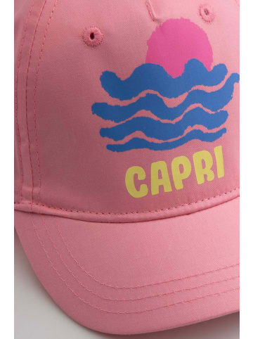 Coccodrillo Kappe mit Schirm in rosa