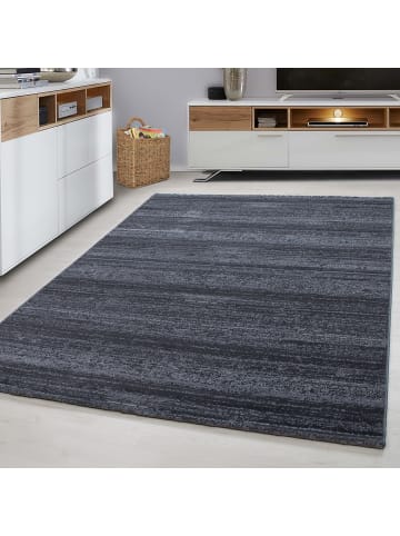 Kurzflor Teppich Pago in Grau