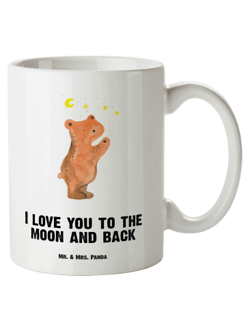 Mr. & Mrs. Panda JumboTasse Verliebter Bär mit Spruch in Weiß