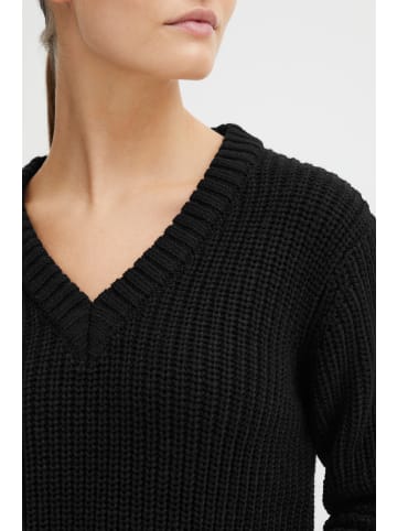 Oxmo Strickpullover in schwarz