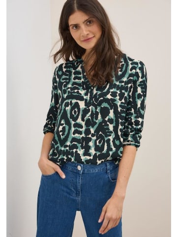 Cecil Langarmbluse in ink green