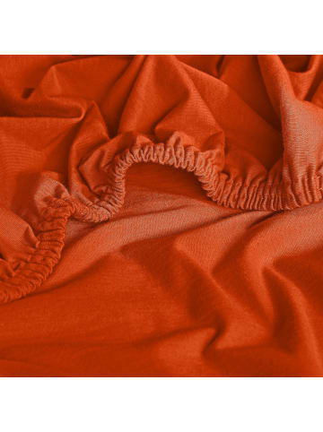 Erwin Müller Mako-Interlock-Jersey Bio Spannbettlaken München in apfelsine