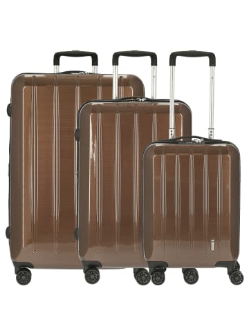 Check.In London 2.0 Trolley-Set 3tlg. in carbon champagner